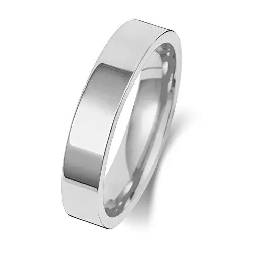 Produktbild: EDS Jewels Platin 950 4mm Flach Court Form Herren/Damen - Trauring/Ehering/Hochzeitsring TRS15163PT950RSY
