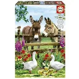 Produktbild: Educa - Puzzle 500 Teile für Erwachsene | Esel, 500 Teile Puzzle für Erwachsene und Kinder ab 11 Jahren, Tierpuzzle (19553)