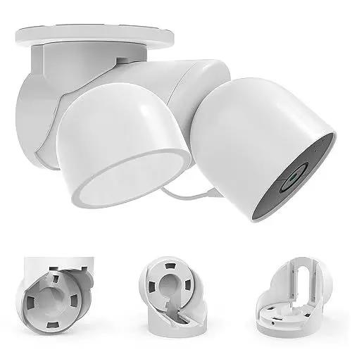 Produktbild: EDUP HOME Nest-Flutlichtkamera für den Außenbereich, Traufenhalterung, Stabilität, ABS-Schutzhülle, Eve-Außenkamera-Schutz für Nest-Kamera mit Flutlicht-Außenkamera