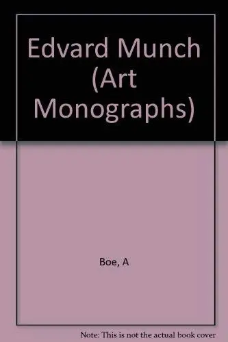 Produktbild: Edvard Munch (Art Monographs)