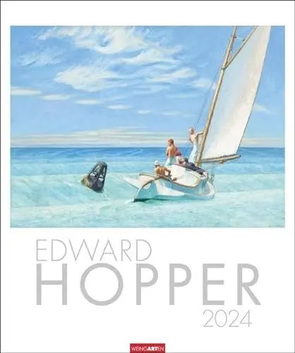 Produktbild: Edward Hopper Kalender 2024. Selten gezeigte Werke und bekannte Ikonen des beliebten amerikanischen Künstlers in einem großen Wandkalender 2024. Kunst-Kalender Großformat 46x55 cm