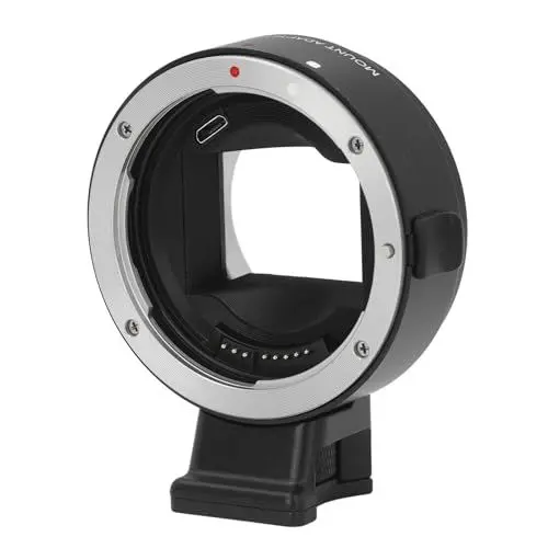 Produktbild: EF NEX-Objektivadapter, Autofokus, USB, Elektronische Kontakte, Objektiv-Mount-Adapter für A7, A9, NEX-Mount-Kamera