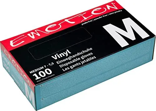 Produktbild: Efalock Emotion Vinyl Handschuhe M 100 Stk.