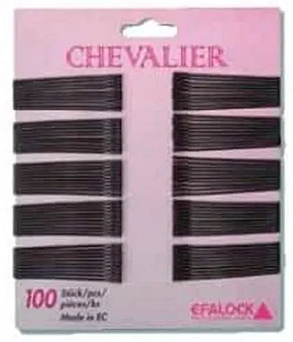 Produktbild: Efalock Professional Chevalier Haarklemmen, 7 cm, schwarz, 1er Pack, (1x 100 Stück)