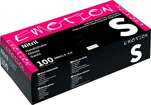 Produktbild: Efalock Professional Emotion Nitril-Handschuhe Größe S, 1er Pack, (1x 100 Stück)
