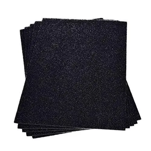 Produktbild: efco 300 x 200 mm Schaumstoff Blättern Gummi Blatt, schwarz