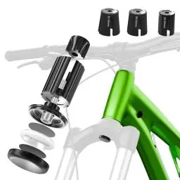 Produktbild: EFEALL AirTag Fahrradhalterung, Diebstahlschutz Airtag Halterung Fahrrad für Gabel-Innendurchmesser 22–38 mm, Versteckter Wasserdichtes Apple AirTag Halter Fahrrad, GPS-Tracker-Zubehör für AirTag