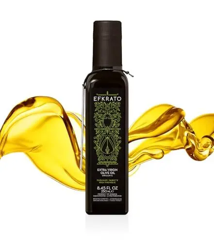 Produktbild: EFKRATO Preisgekröntes griechisches premium Bio-Olivenöl extra vergine aus früh geernteten Oliven. Limitierte Produktion – 250 ml