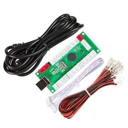 Produktbild: EG STARTS USB-Encoder auf PC-Spiele-Controller für Arcade Joystick Sanwa DIY Kits Parts Mame Games (5-polig + 2,8-mm-Kabel)