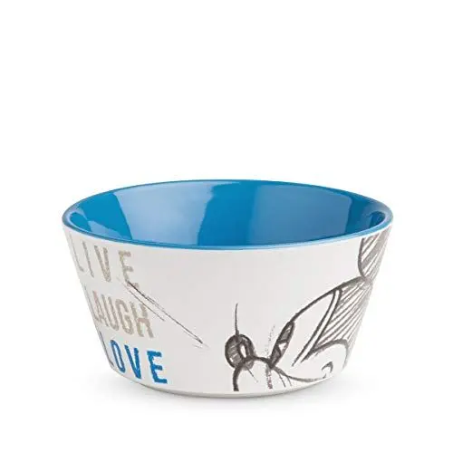 Produktbild: Egan Schüssel Mickey Live Laugh Love blau, Mehrfarbig, Small