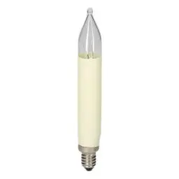 Produktbild: EGB Schaftkerzen 23V/3W E10 Weihnachtskerzen Set - perfekt als Weihnachtsbaumkerzen, Schwibbogen Beleuchtung und Weihnachtsdeko Kerzen, 3er Blister