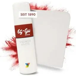 Produktbild: eg-gü Sneaker White - Sneaker Reiniger Weiß für alle Oberflächen - Schuhcreme Weiß mit Applikator für weiße Schuhe - Sneaker Cleaner Weiß & Schuhpflege Set inkl. Schuhputztuch