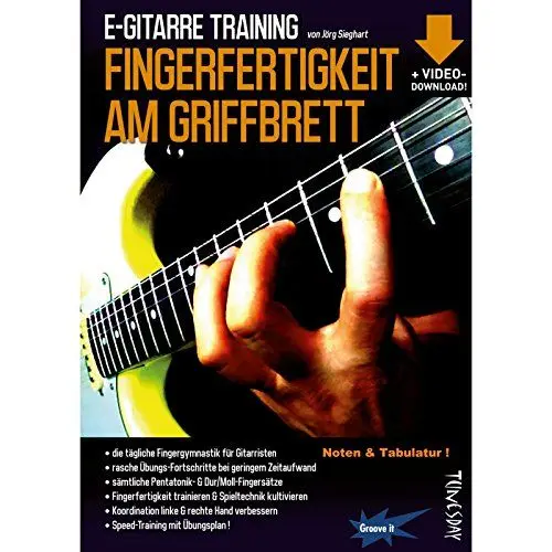 Produktbild: E-Gitarre Training: Fingerfertigkeit am Griffbrett. Inkl. Download