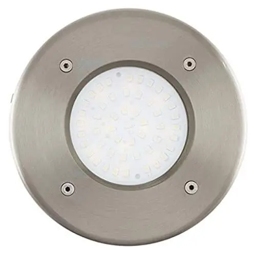 Produktbild: EGLO LED Bodeneinbauleuchte Lamedo, 1 flammige Einbauleuchte, Wegelampe aus Edelstahl, Farbe: Silber, Glas: Weiß, satiniert, eckig, IP67