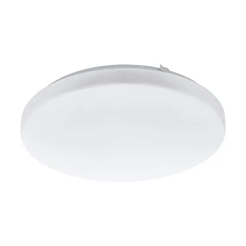 Produktbild: EGLO LED Deckenlampe Frania, 1 flammige Deckenleuchte, Material: Stahl, Kunststoff, Farbe: Weiß, Ø: 33 cm