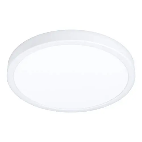 Produktbild: EGLO LED Deckenleuchte Fueva 5, Ø 28,5 cm, Aufbauleuchte, Bad-Deckenlampe aus Metall in Weiß und Kunststoff Leuchtfläche in Weiß, Badezimmer Lampe, LED Aufbaulampe neutralweiß, IP44