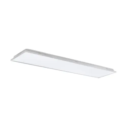 Produktbild: EGLO LED Deckenleuchte Urtebieta, Deckenlampe, LED Panel aus Metall und einer Kunststoff Leuchtfläche in Weiß, Küchenlampe, LED Bürolampe neutralweiß, L 119,5 cm