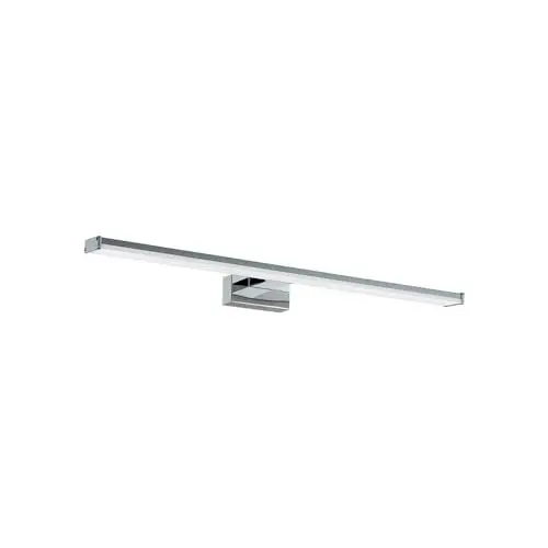 Produktbild: EGLO LED Wandlampe Pandella 1, LED Spiegelleuchte aus Aluminium und Kunststoff, Badezimmer Lampe in Chrom, Silber, Weiß, LED Feuchtraumleuchte neutralweiß, IP44, L 60 cm