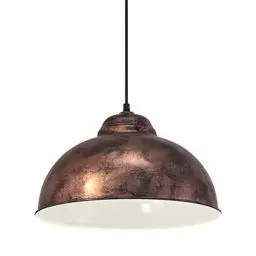 Produktbild: EGLO Pendelleuchte Truro 2, Vintage Esszimmerlampe im Industrial Design, Esstisch Hängelampe aus Metall in Rostoptik, E27 Fassung