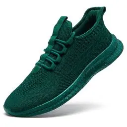 Produktbild: EGMPDA Schuhe Herren Sneaker Laufschuhe Turnschuhe Sportschuhe Herren Laufschuhe Outdoor Fitness Gym Schuhe Herren Sneaker EU Dunkelgrün 42