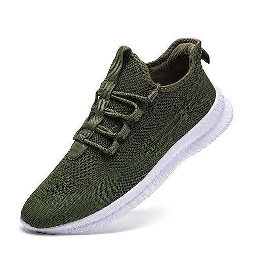Produktbild: EGMPDA Schuhe Herren Sneaker Laufschuhe Turnschuhe Sportschuhe Herren Laufschuhe Outdoor Fitness Gym Schuhe Herren Sneaker EU Rot 46
