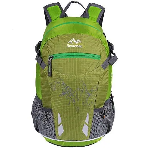 Produktbild: EGOGO 20L Leichtes Wandern Rucksack Fahrrad Rucksack Daypack Rucksack mit Regen Abdeckung S2321 (Grün)