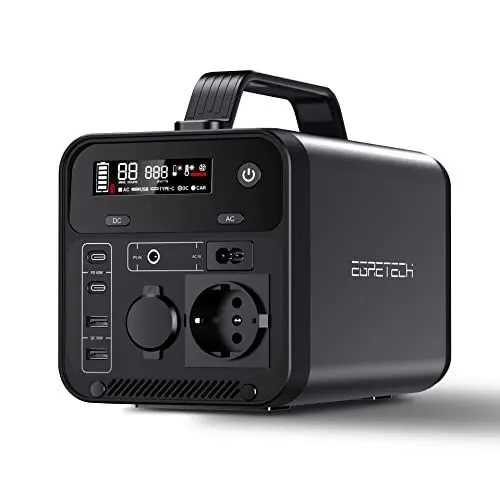 Produktbild: EGRETECH Tragbare Powerstation Sonic 600, 500Wh Solar Generator Schnelles Aufladen in 100 Minuten, Mit 2x 60W USB-C PD 3.0