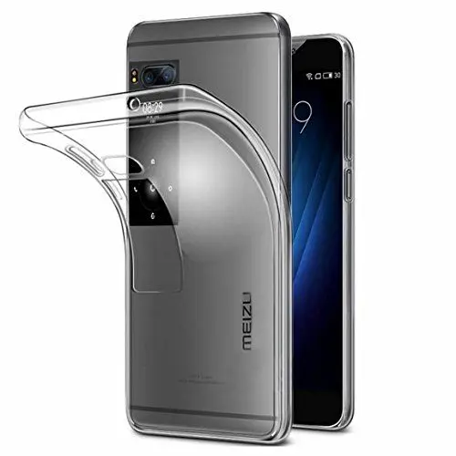 Produktbild: E-Hamii Hülle für Meizu Pro7, Handyhülle Transparenter TPU Abdeckungs Fall, überlegener Silikon-Schutzhülle, Stoß-Stoßdämpfer und Anti-Kratzen, Leicht, wirtschaftlich und praktisch