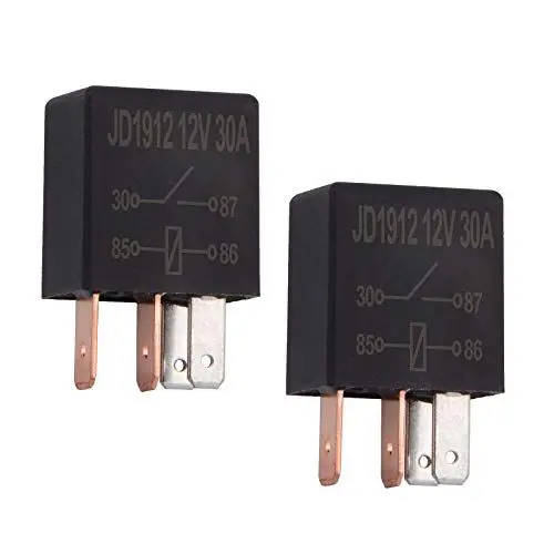 Produktbild: Ehdis 2 Stück Car Relais 12V 30A 4 Pin Auto Relais für Car Truck Motor, SPST Multi Purpose Relay Set