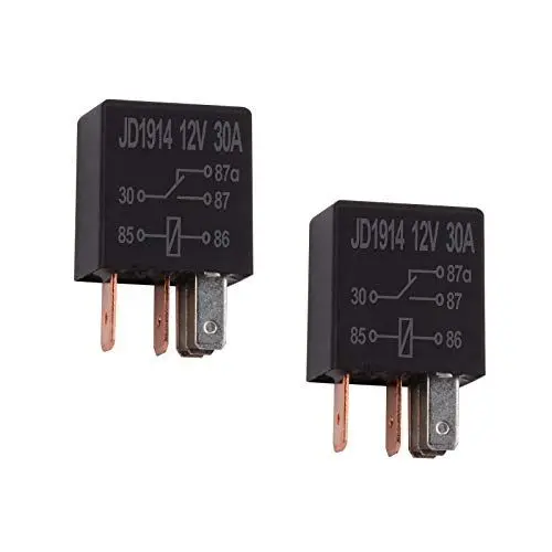 Produktbild: Ehdis 2 Stück Relais 12V 30A 5 Pin Car Relais für Auto Truck Motor SPDT Multi-Purpose Relay