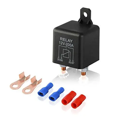 Produktbild: Ehdis Relais Batterie Trennrelais 12V 200A für Auto-LKW-Motor Automobil-Boots-Auto Starter Heavy Duty Split Lade ZL180 mit 2 Pin-Abdruck + 2 Terminal