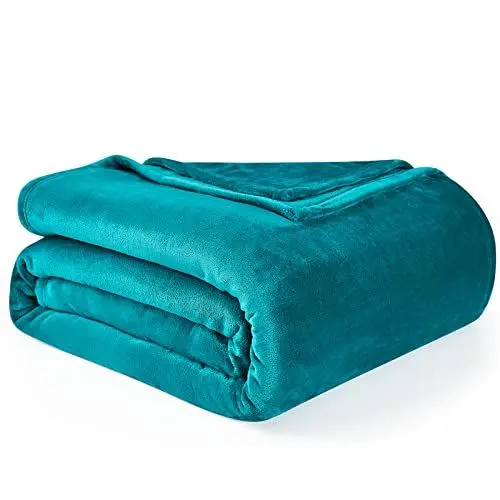 Produktbild: EHEYCIGA Kuscheldecke flauschig, weiche warme Fleecedecke 150x200 als Decke Sofa, Wohndecke oder Couchdecke überwurf, Türkis