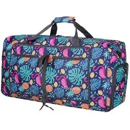Produktbild: ehsbuy 60L Reisetasche Groß Faltbare Sporttasche Herren Damen mit Schuhfach Taschen Wasserdicht Saunatasche Travel Bag für Sports Urlaub Gym Übernachtung