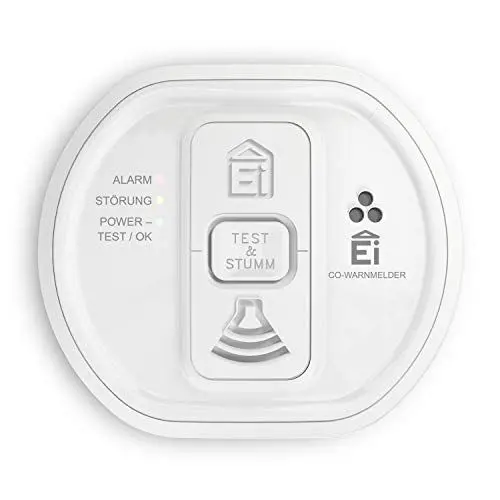 Produktbild: Ei Electronics Professional Ei208iW Kohlenmonoxidmelder, i-Serie CO-Melder mit AudioLINK-Funktion zur sofortigen Datenauslesung und Batterie für 10 Jahre, optional funkvernetzbar, weiß