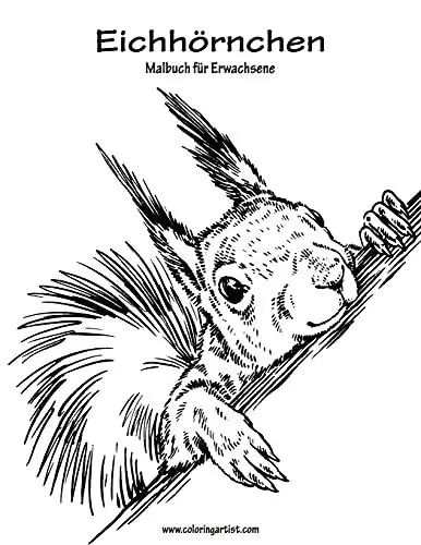 Produktbild: Eichhörnchen-Malbuch für Erwachsene 1
