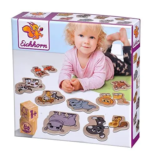 Produktbild: Eichhorn EH Tierpuzzle 16-TLG.