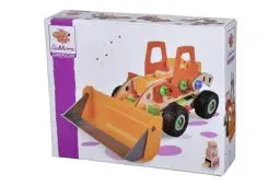 Produktbild: Eichhorn - Constructor Radlader – vielseitiges Holzspielzeug, 140 Bauteile, 6 Verschiedene Konstruktionen, für Kinder ab 6 Jahren, 100% FSC Holz