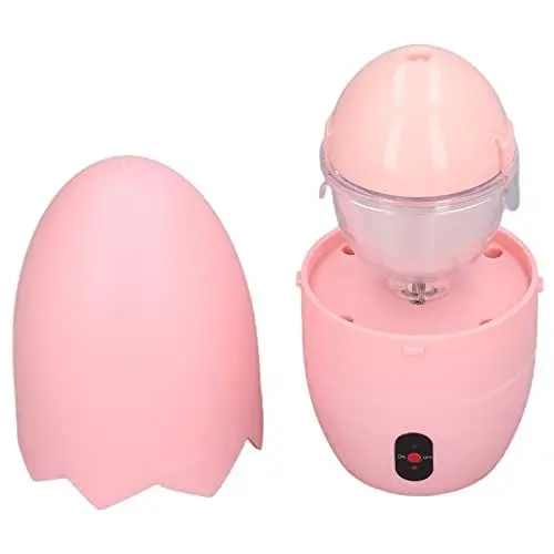 Produktbild: Eiermischer, Elektrischer Eierschläger, Eierschüttler, Eierrührer, 100–240 V, Eu-Stecker, Manueller Schneebesen, Hand-Ei-Schläger, Mischen mit für Eiertrenner (PINK)