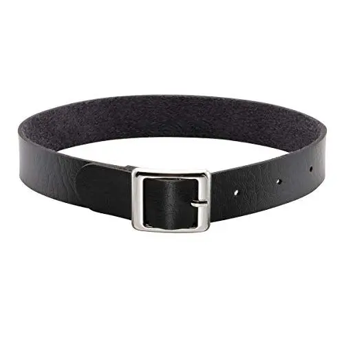 Produktbild: Eigso Frauen Retro Punk Simple Style verstellbare Leder Choker Collar Schnalle Halskette für Biker Spicky