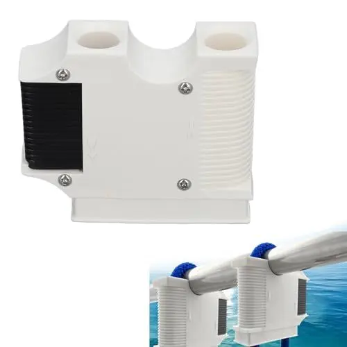 Produktbild: EIMSOAH Bootsfender-Aufhänger, Verstellbarer Marine-Fender-Clip, Schnellverschluss-Stoßstangenversteller für Bootsschiene und Klampe, Geeignet für 1/4-1/2 Zoll