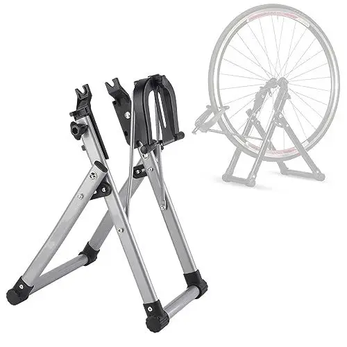 Produktbild: EIMSOAH Fahrrad-Rad-Zentrierständer, Fahrrad-Reifen-Zentrierständer, Fahrrad-Rad-Reparaturständer für Wartung, Reparaturausrichtung, Balance-Fahrrad-Zubehörteile, für