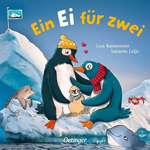 Produktbild: Ein Ei für zwei: Süßes Pappbilderbuch über ein Pinguin-Pärchen für Kinder ab 2 Jahren