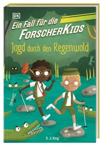 Produktbild: Ein Fall für die Forscher-Kids 5. Jagd durch den Regenwald: Eine Abenteuergeschichte voller Action, Magie und spannendem Wissen. Für Kinder ab 7 Jahren