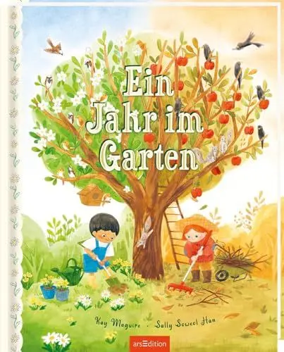 Produktbild: Ein Jahr im Garten: Bilderbuch mit poetischen Reimen und Ideen für den Garten für Kinder ab 4 Jahren