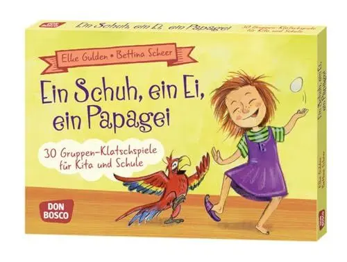 Produktbild: Ein Schuh, ein Ei, ein Papagei: 30 Gruppen-Klatschspiele für Kita und Schule (Spielen - Lernen Freude haben. 30 tolle Ideen für Kindergruppenauf DIN A5-Karten)