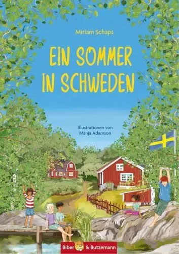 Produktbild: Ein Sommer in Schweden: Kinderkrimi, Ferienabenteuer und Reiseführer für Kinder - Südschweden, Smaland und Stockholm