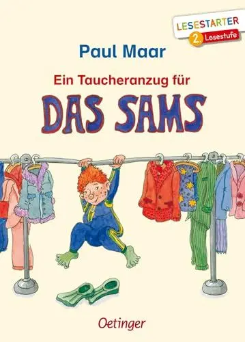 Produktbild: Ein Taucheranzug für das Sams: Lesestarter. 2. Lesestufe. Lustiger Kinderbuch-Klassiker zum Lesen lernen für Erstleser ab 7 Jahren