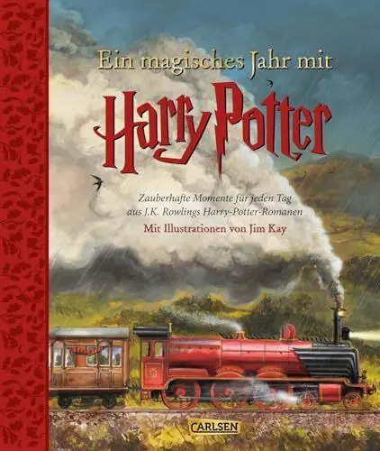 Produktbild: Ein magisches Jahr mit Harry Potter: Eine Reise durchs Jahr mit den beliebtesten Zitaten aus der Harry-Potter-Serie. Zauberhaft farbig illustriert vom wunderbaren Jim Kay.