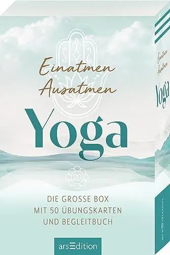 Produktbild: Einatmen. Ausatmen. Yoga.: Die große Box mit 50 Übungskarten und Begleitbuch | Hochwertige Kartenbox mit Yogaübungen und Wissen für Anfänger und Fortgeschrittene
