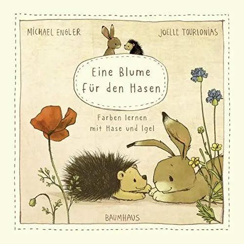 Produktbild: Eine Blume für den Hasen (Pappbilderbuch): Farben lernen mit Hase und Igel (Wir zwei gehören zusammen)